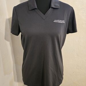 Chrysler Nike Women's Gray Short Sleeve Polo Size S